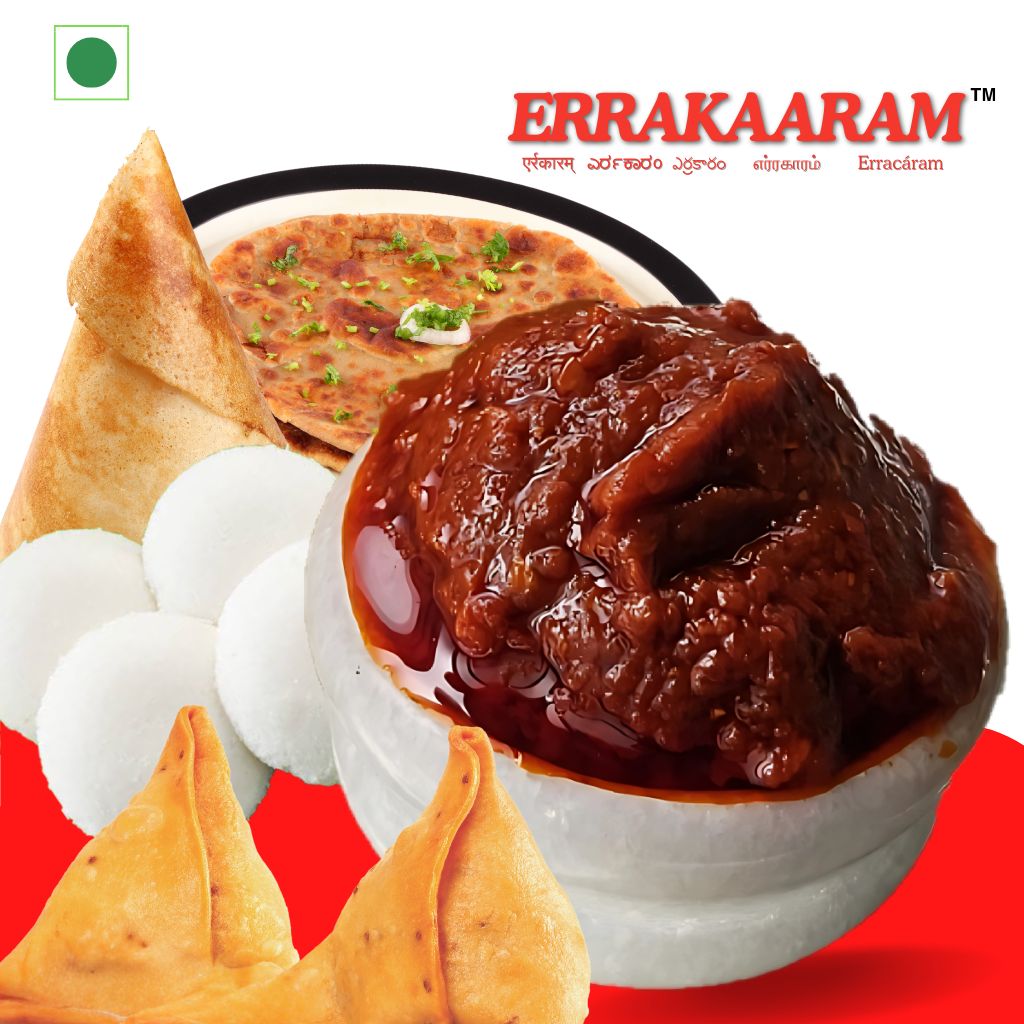 Errakaaram Fresh Spicy Indian Chutney with Zero preservatives for idli dosa paratha and Snacks – for Side Dish Spread dip stir-Fry Rice Dishes 250g thumbnail 6